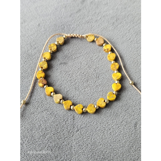 Bransoletka serca- Jaspis